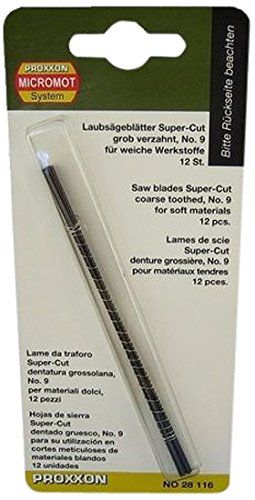 Asmeņi ar izturīgākiem zobiem Proxxon 28116 No. 9