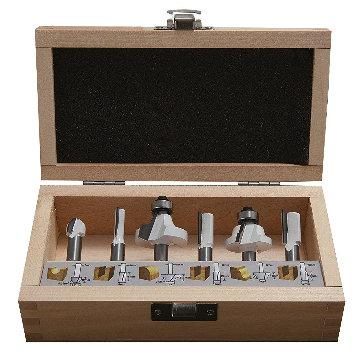 Frēžu komplekts Makita D-53540; 6 gab.