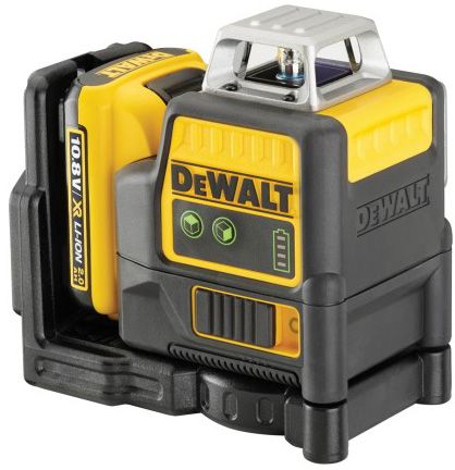 Lāzera nivelieris DeWalt DCE0811D1G zaļš