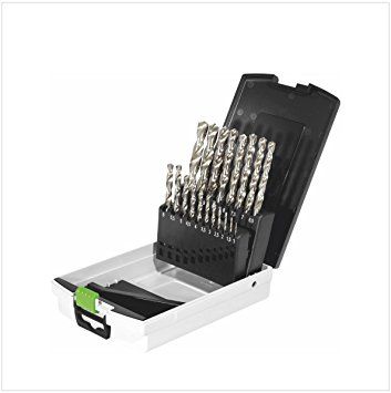 Metāla urbju komplekts Festool HSS D 1-10 Sort/19x; 1-10 mm; 19 gab.
