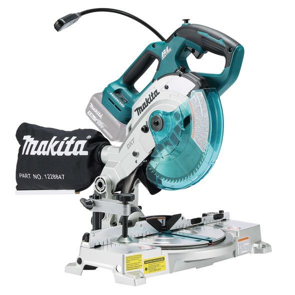 Leņķzāģis Makita DLS600Z; 18 V (bez akumulatora un lādētāja)
