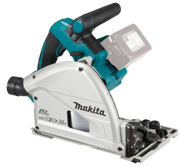 Akumulatora ripzāģis Makita DSP600ZJ; 2x18 V (bez akumulatora un lādētāja)