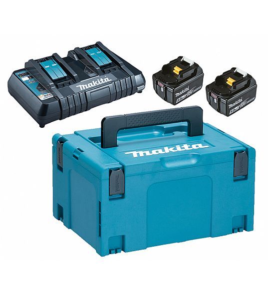 Piederumu komplekts Makita Powerpack 18V 2x5.0 Ah