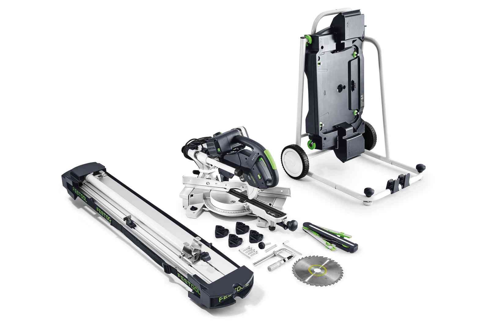 Leņķzāģis Festool KS 60 E-UG-Set/XL KAPEX (galds ar riteņiem)