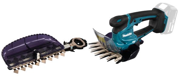 Dzīvžogu un zāles šķēres Makita DUM604ZX; 18 V akumulatora; 20 cm (bez akumulatora un lādētāja)