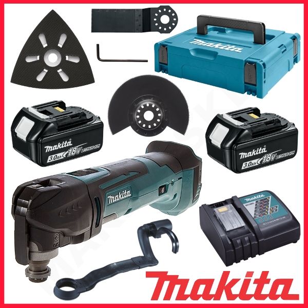 Daudzfunkciju instruments Makita DTM51RFJX1; 18 V; 2x3,0 Ah akum. + piederumi