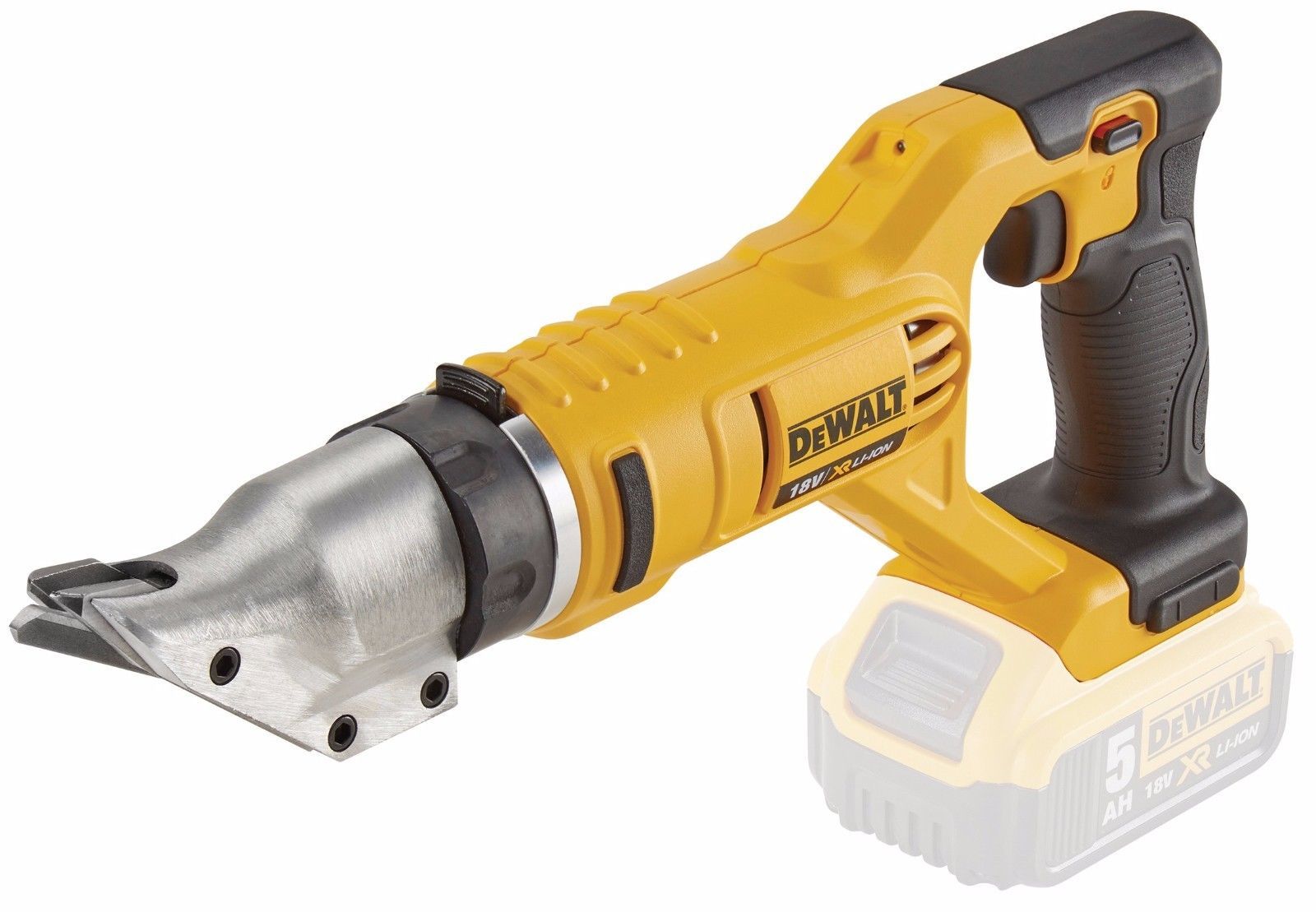 Akumulatora skārda griešanas šķēres DeWalt DCS491N-XJ; 18 V (bez akumulatora un lādētāja)