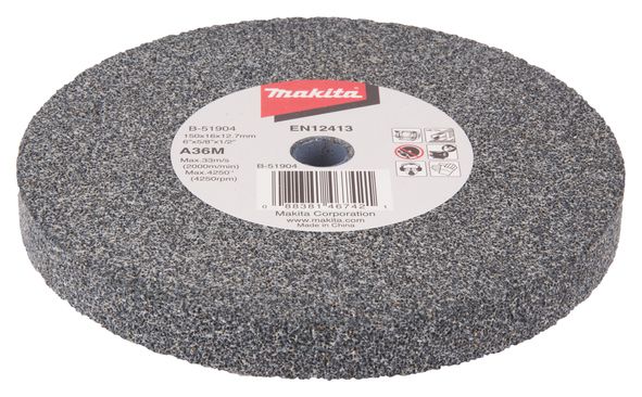 Asināšanas disks Makita B-51904; 150x6,4x12,7 mm