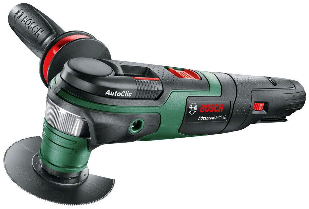 Daudzfunkciju instruments Bosch AdvancedMulti 18 Solo; 18 V (bez akumulatora un lādētāja)