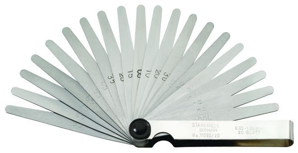 Spraugmērs Stahlwille 11095/20; 0,05-1 mm; 20 gab.