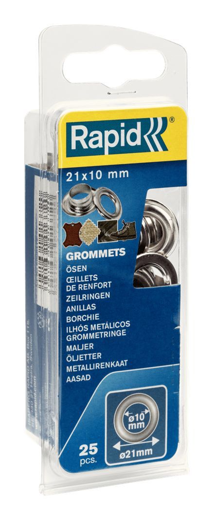 Kniedes Rapid Inox; Ø10 mm; 21&nbsp;mm; 25 gab.