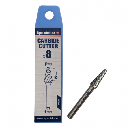 Cietmetāla frēze Specialist 64/9-0805; 8x22x6 mm