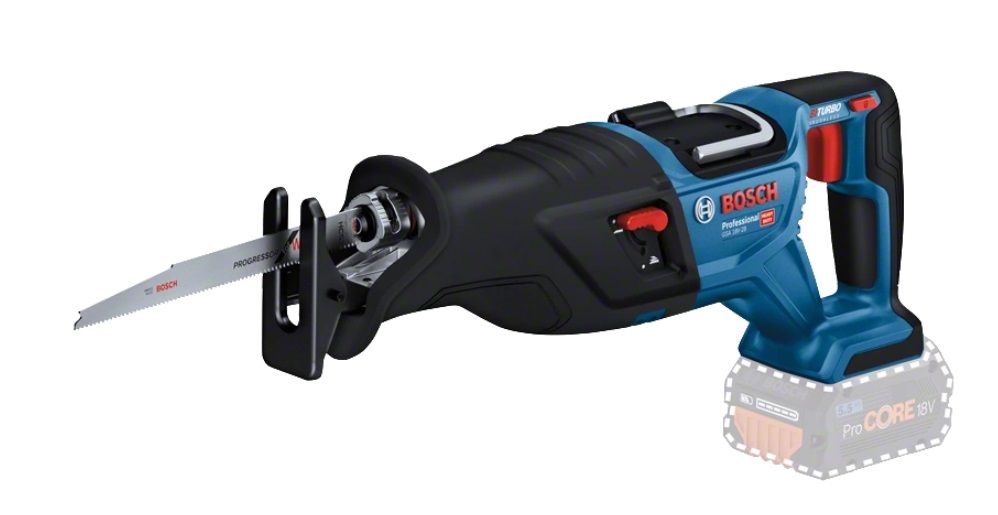 Zobenzāģis ar akumulatoru Bosch GSA 18V-28 Professional; 18 V (bez akumulatora un lādētāja) + L-BOXX 238