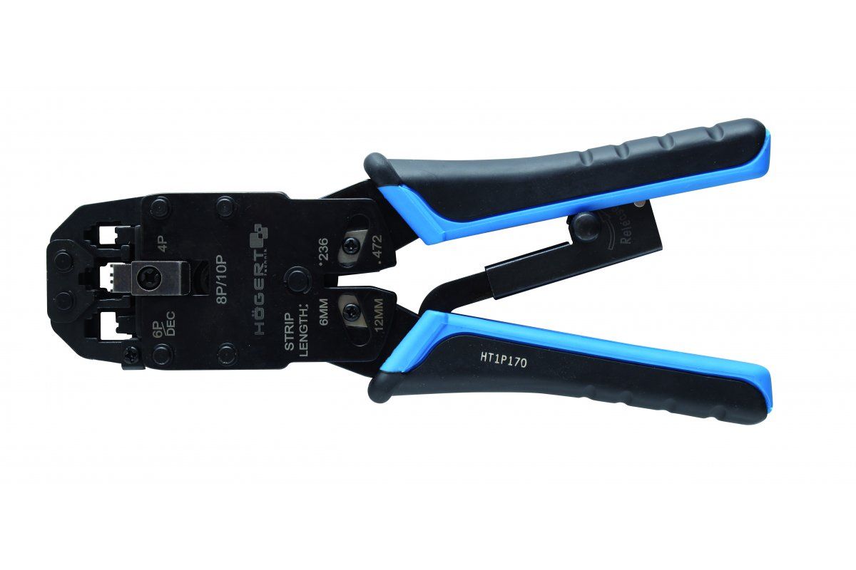 Uzgaļu presēšanas knaibles Hogert HT1P170; 200 mm