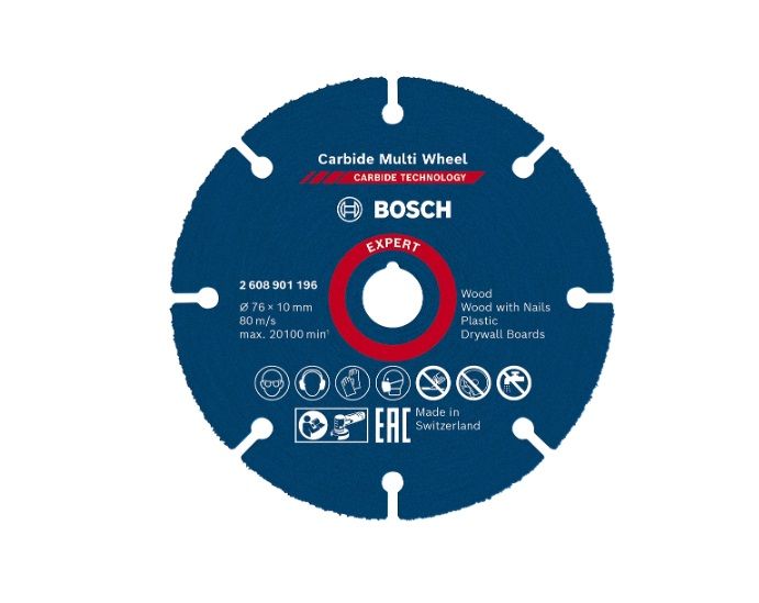 Griešanas disks Bosch 2608901196; 76x10 mm
