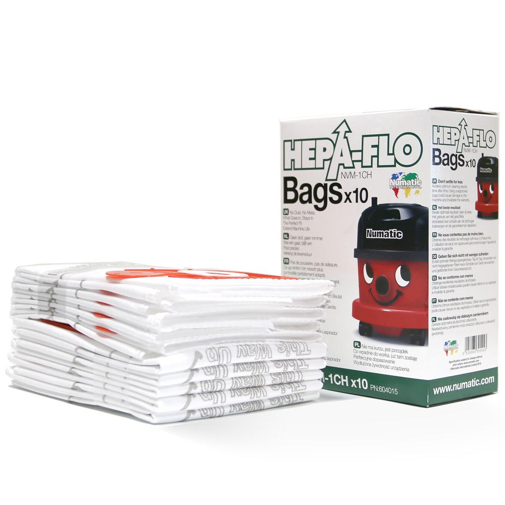 Auduma putekļu maisiņš Numatic 42116OS; Numatic NVM 1CH Henry/James; 10 gab.