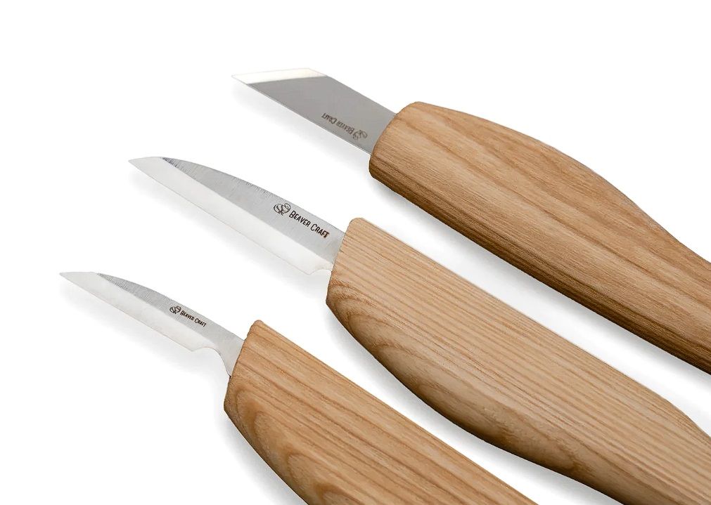 Nažu komplekts BeaverCraft S12; 3 gab.