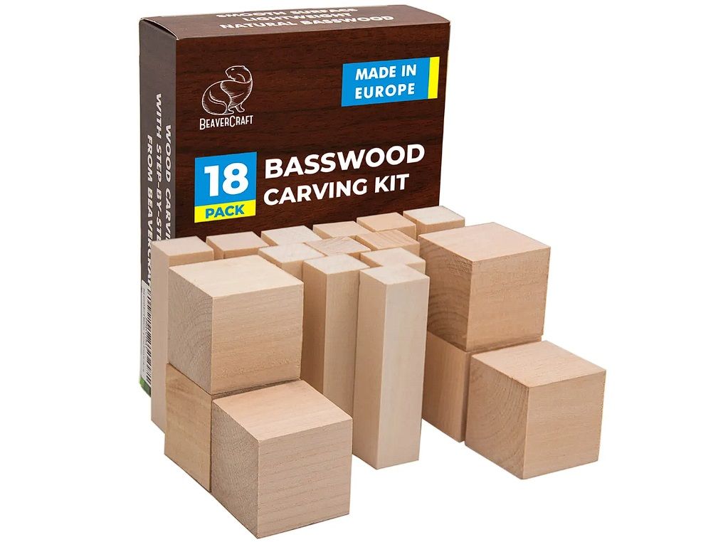 Grebuma sagatave BeaverCraft BW18; 18 gab.; ar zīmējumu