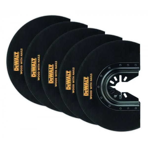 Pusapaļš asmenis DeWalt DT20729-QZ; 100 mm; 5 gab.