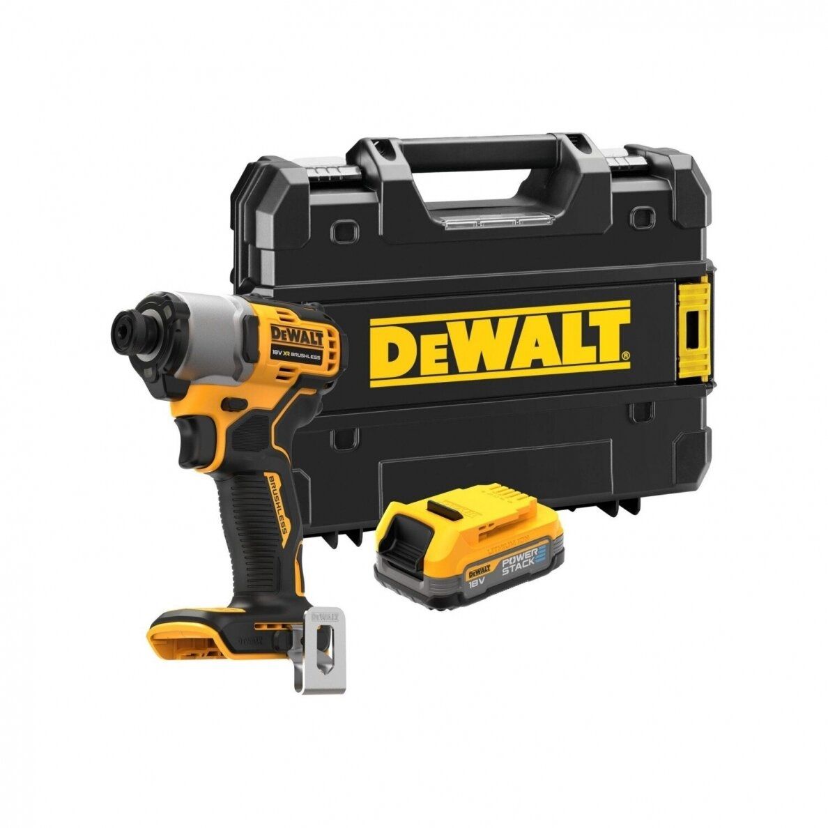 Triecienatslēga DeWalt DCF840E1T-XJ; 18 V; 1x1,7 Ah akum.