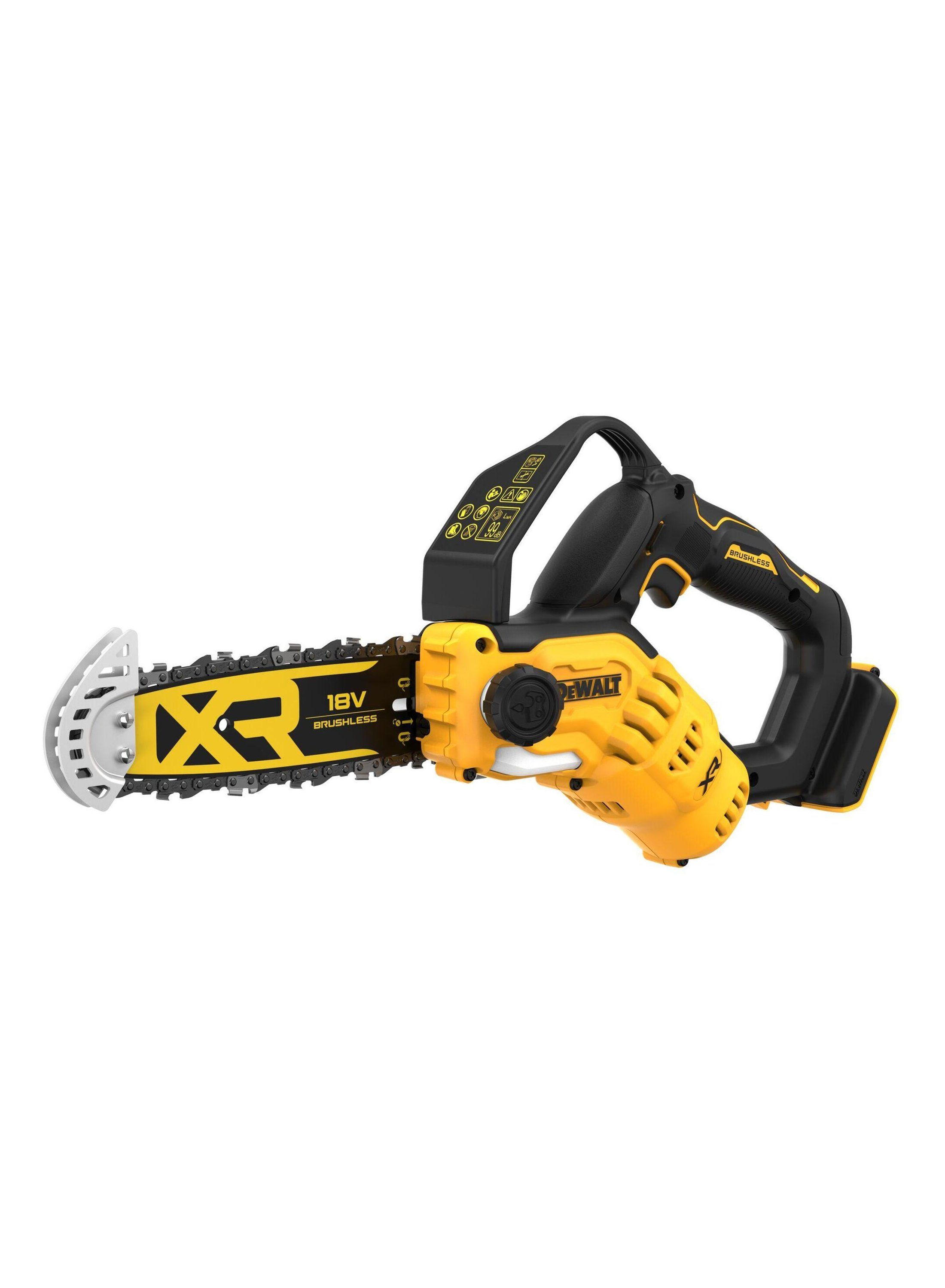 Ķēdes zāģis DeWalt DCMPS520N-XJ; 18 V; 20 cm sliede (bez akumulatora un lādētāja)