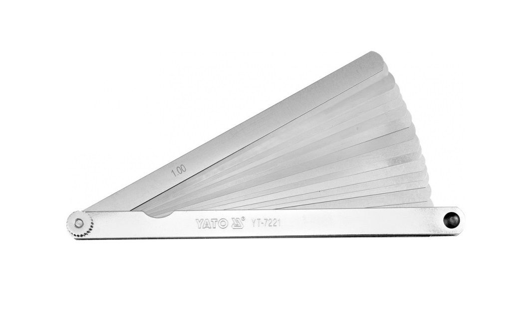 Spraugmērs Yato YT-7221; 0,02-1,0 mm; 17 gab.