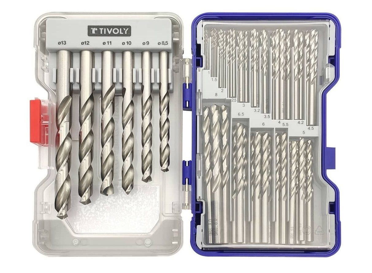 Metāla urbju komplekts Tivoly 11452070003; 1-13 mm; 100 gab.