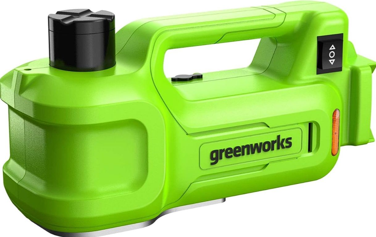 Automašīnas pacēlājs Greenworks G24JACK; 3000 kg; 24 V (bez akumulatora un lādētāja)
