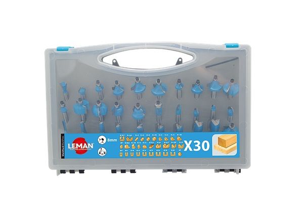 Frēžu komplekts LEMAN 428.700.30; 30 gab.