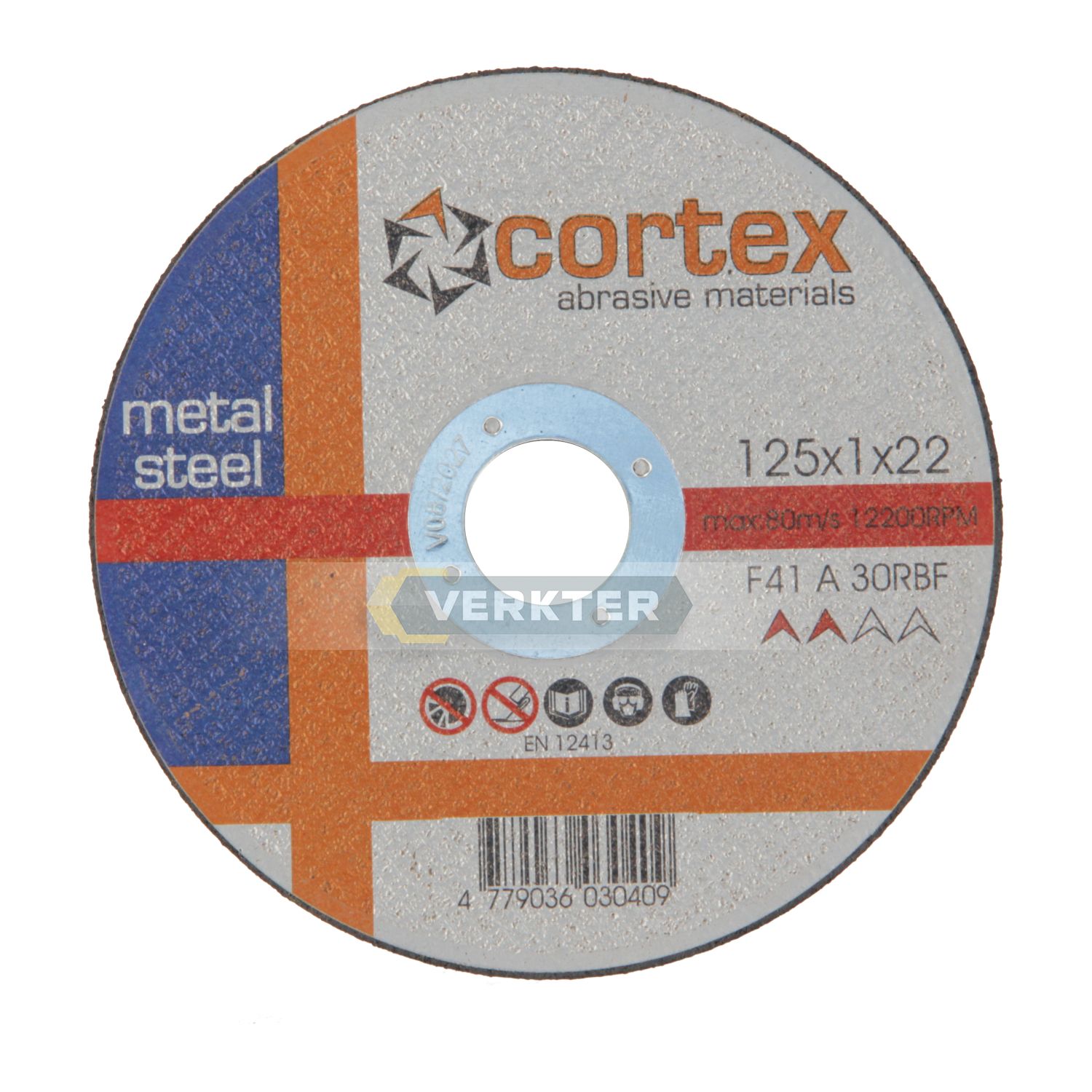 Abrazīvais griešanas disks Cortex 31506; 125x1,0 mm; 10 gab.