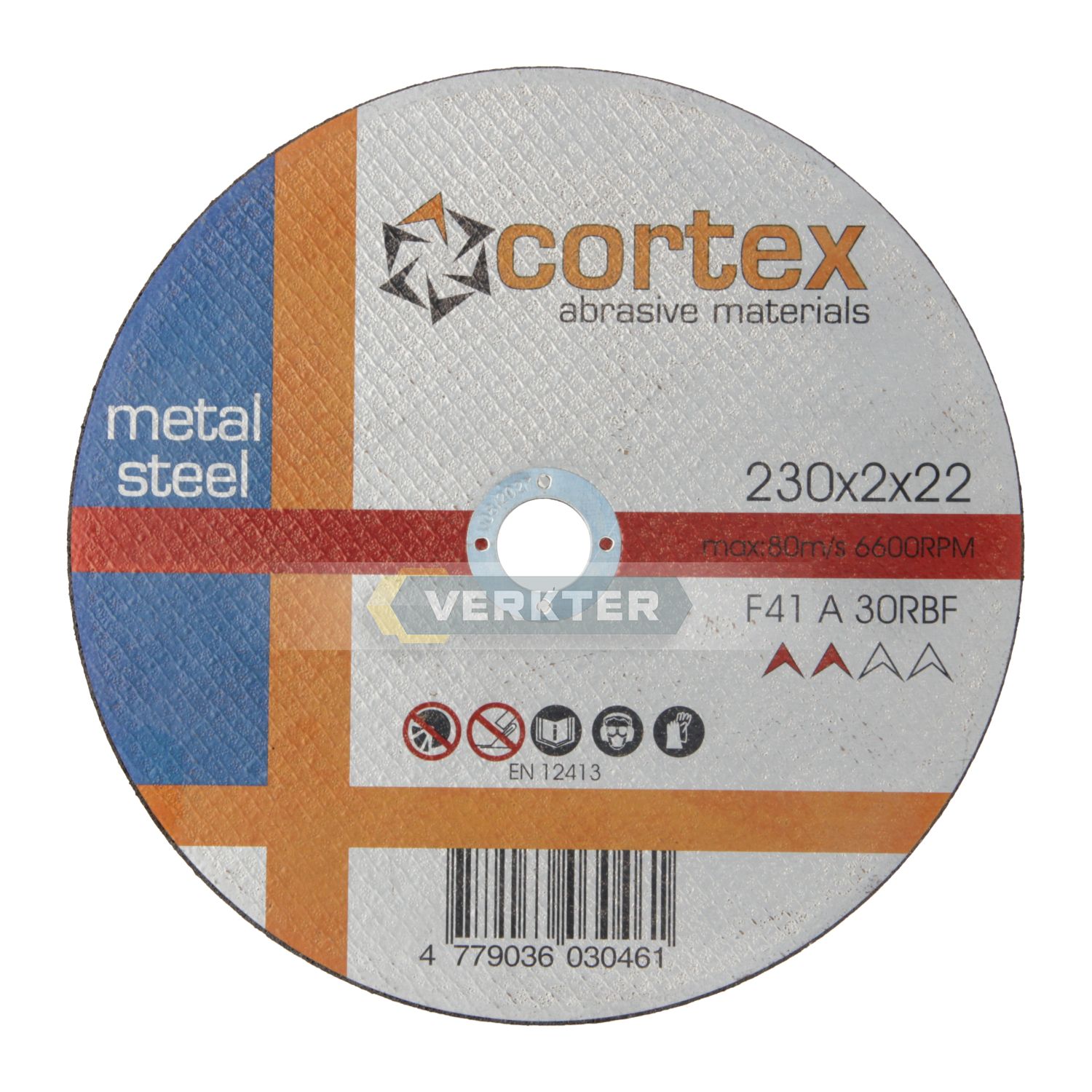 Abrazīvais griešanas disks Cortex 31508; 230x2,0 mm; 10 gab.