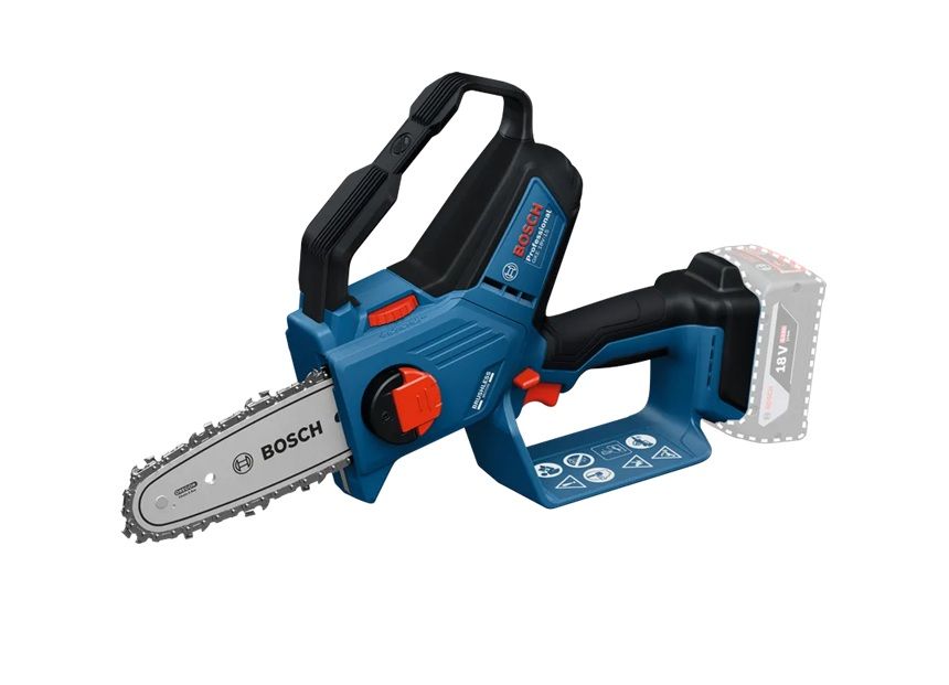 Atzarošanas motorzāģis Bosch GKE 18V-15 Professional; 18 V; 15 cm sliede (bez akumulatora un lādētāja)
