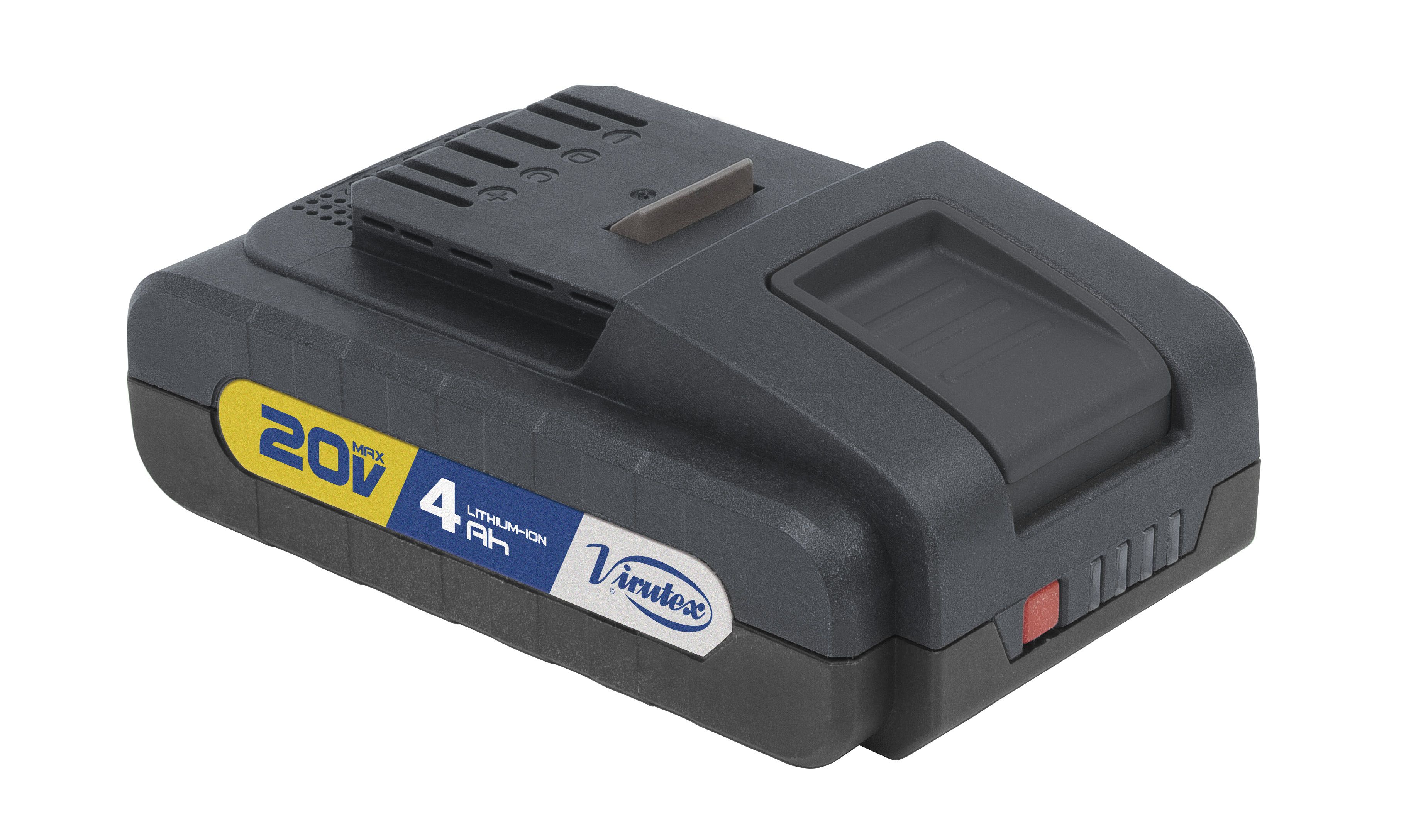 Akumulators Virutex BT204C; 20 V; 4,0 Ah; Li-Ion