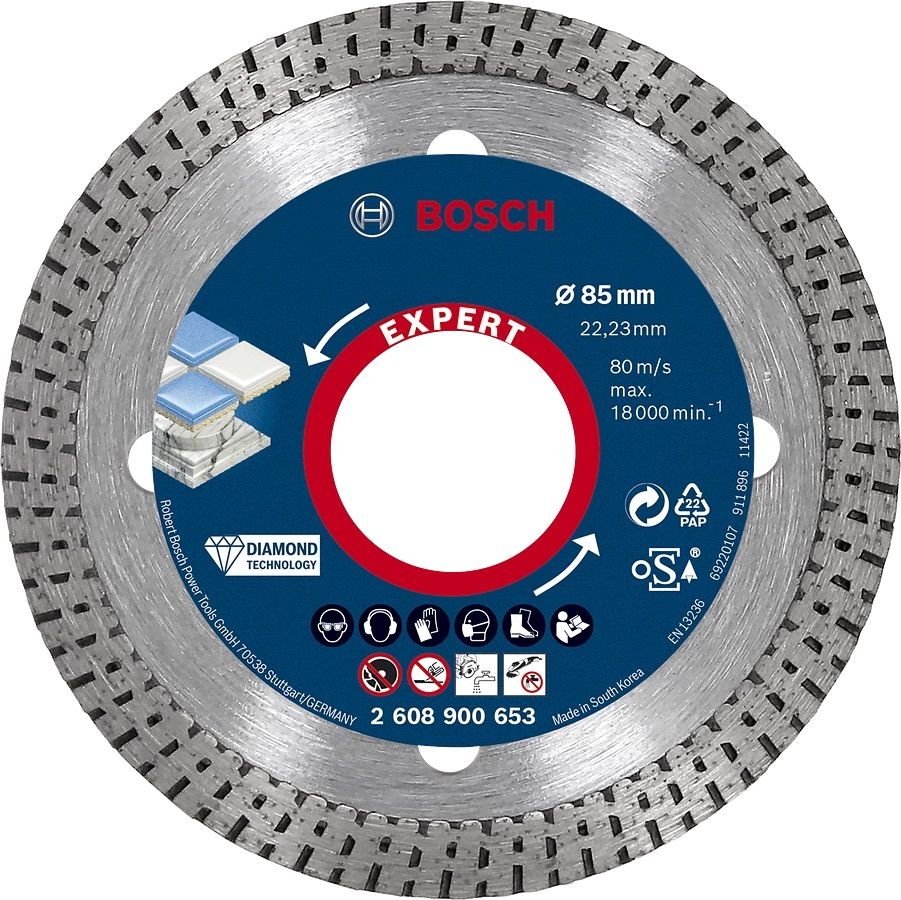 Dimanta griešanas disks Bosch 2608900653; 85 mm