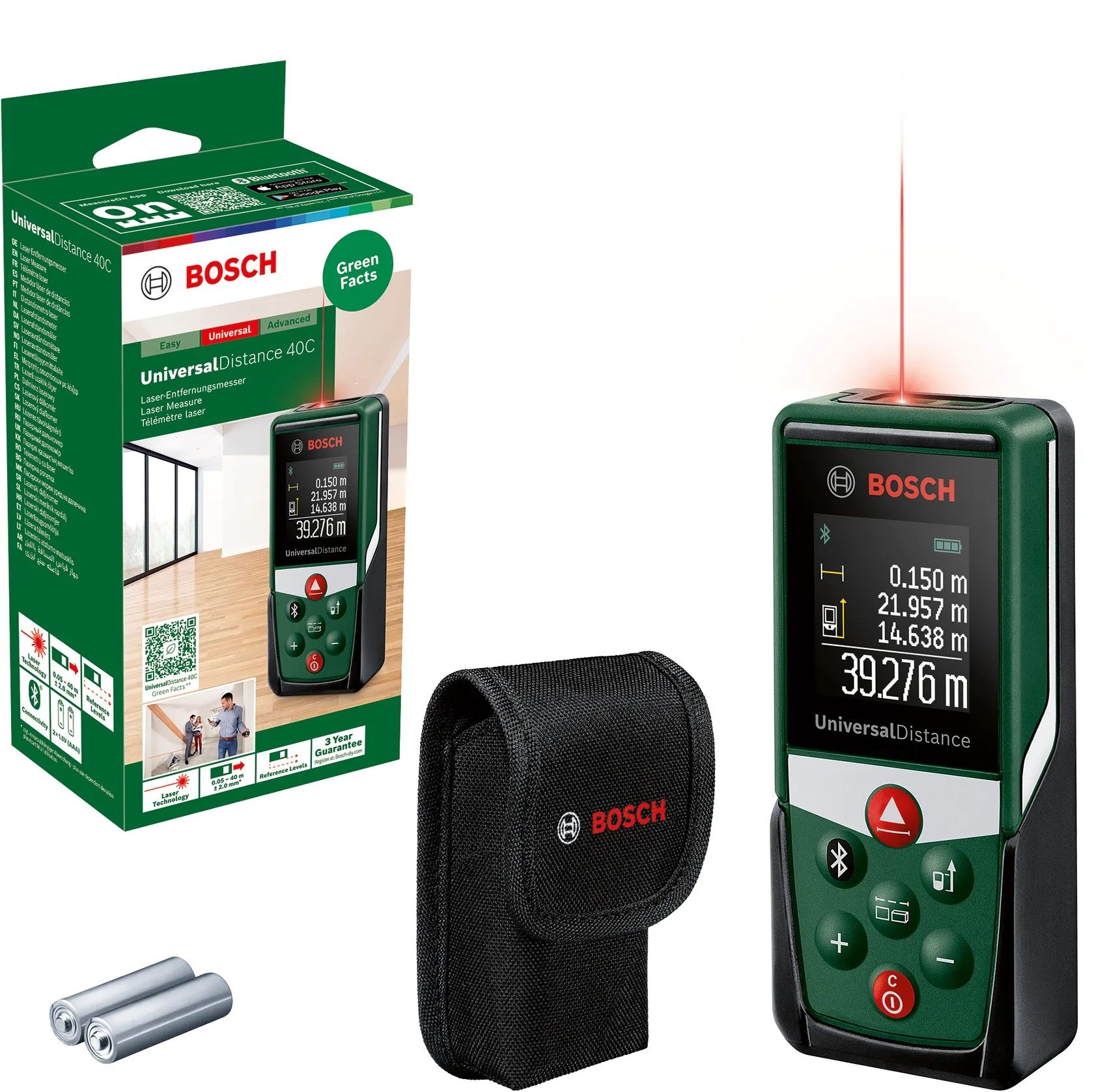 Lāzera tālmērs Bosch Universal Distance 40C