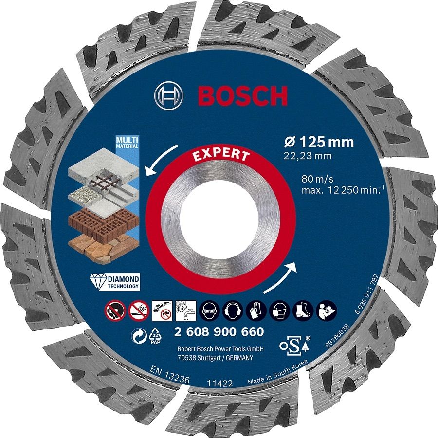 Dimanta griešanas disks Bosch 2608900660; 125 mm