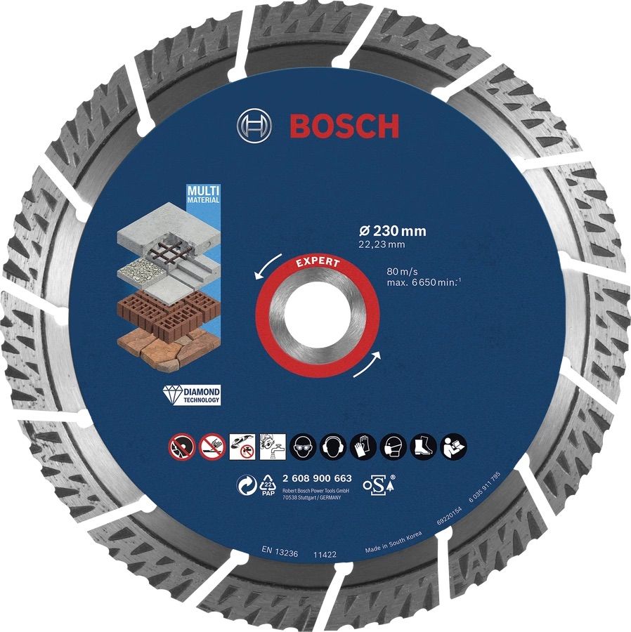 Dimanta griešanas disks Bosch 2608900663; 230 mm