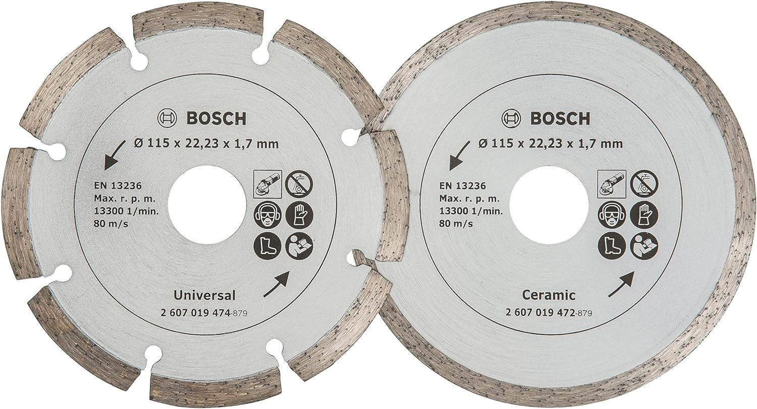 Dimanta griešanas disks Bosch 2607019478; 115 mm; 2 gab.
