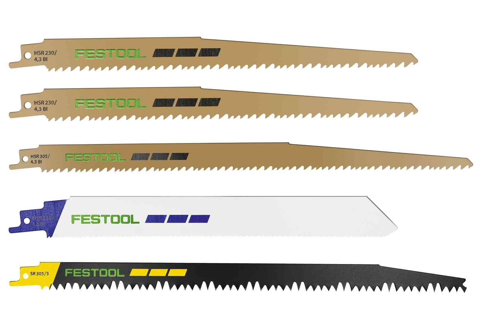 Zāģa asmeņu komplekts Festool RS-Sort; 5 gab.