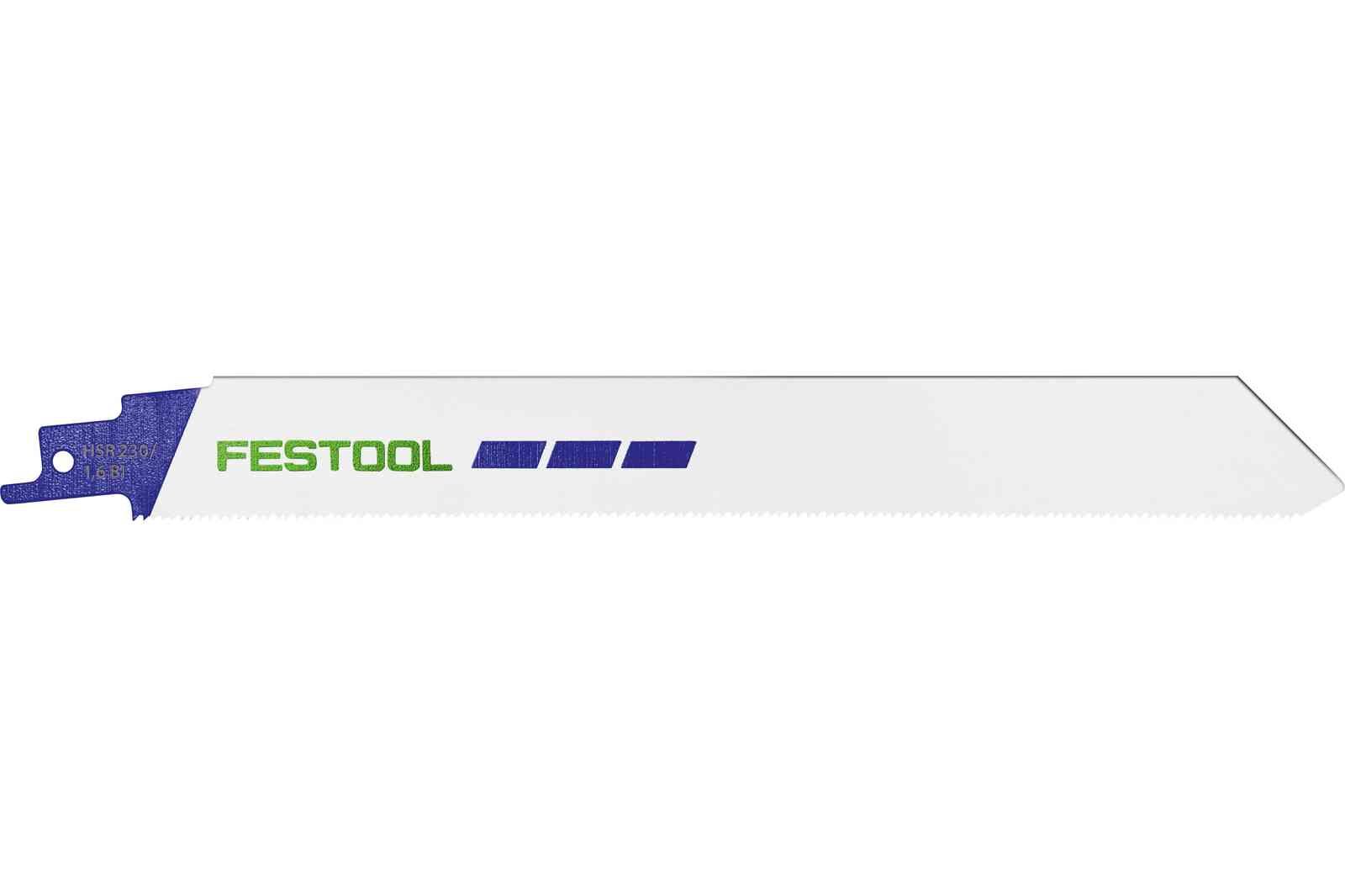 Zobenzāģa asmeņi Festool HSR 577490; 230 mm; 5 gab.