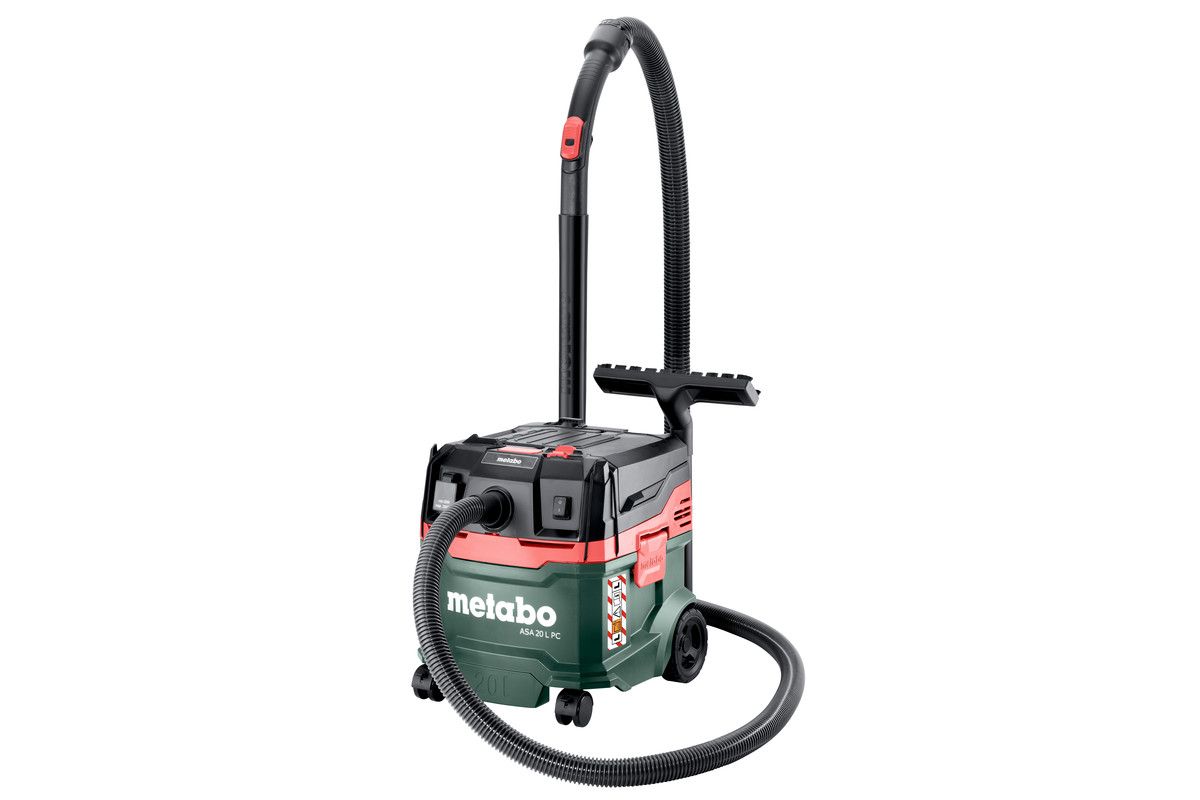 Sausās un mitrās tīrīšanas vakuuma putekļsūcējs Metabo ASA 20 L PC; 1200 W