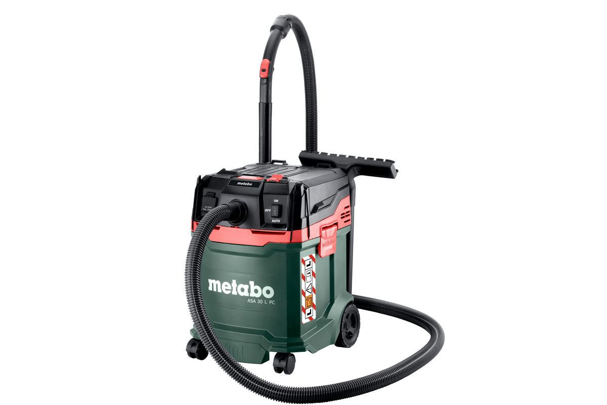 Sausās un mitrās tīrīšanas vakuuma putekļsūcējs Metabo ASA 30 L PC; 1200 W