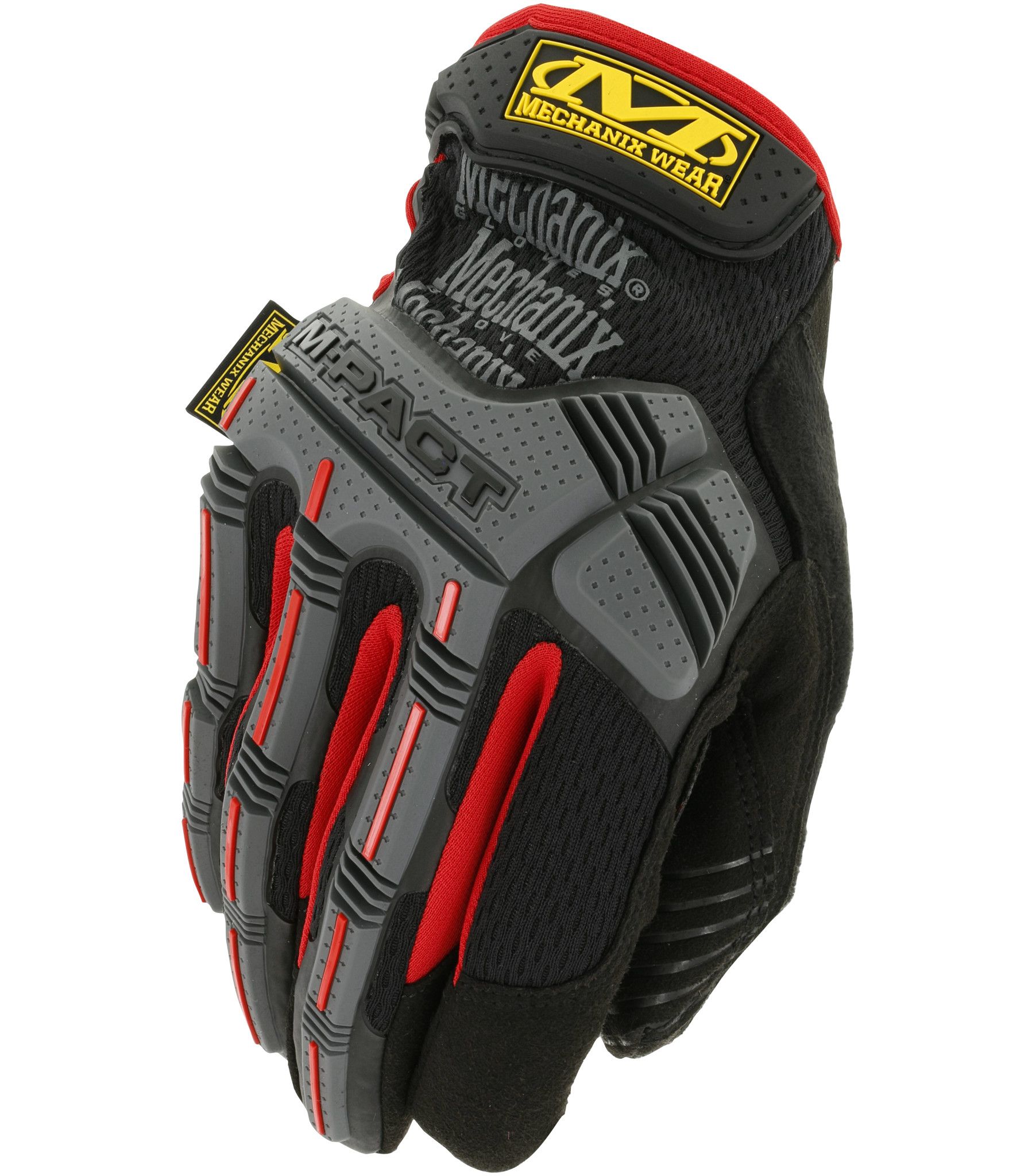 Cimdi Mechanix Wear M-Pact Red/Black; XXL