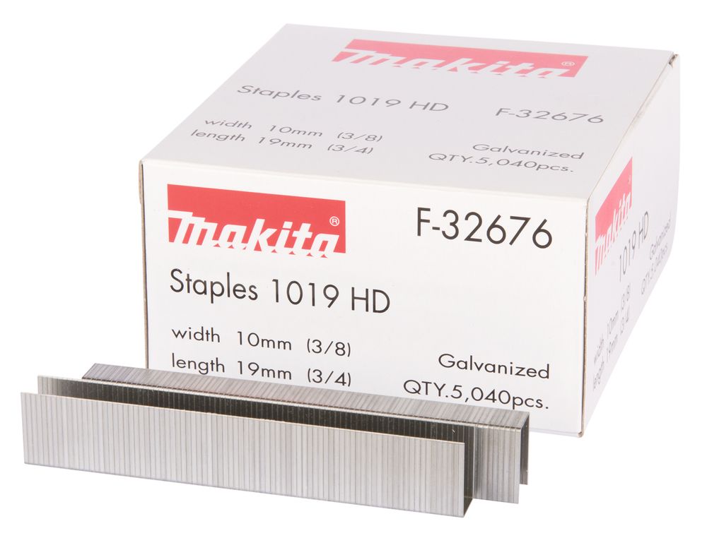 Skavas Makita F-32676; 10x19 mm; 5040 gab.; rūdītas