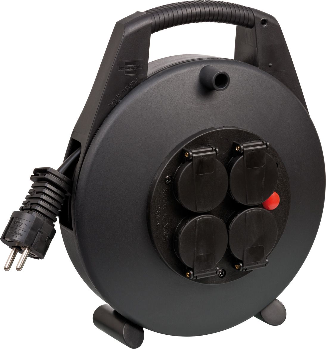 Pagarinātājs saritināms uz spoles Brennenstuhl 1093324; 8 m; 3x1,5 mm²