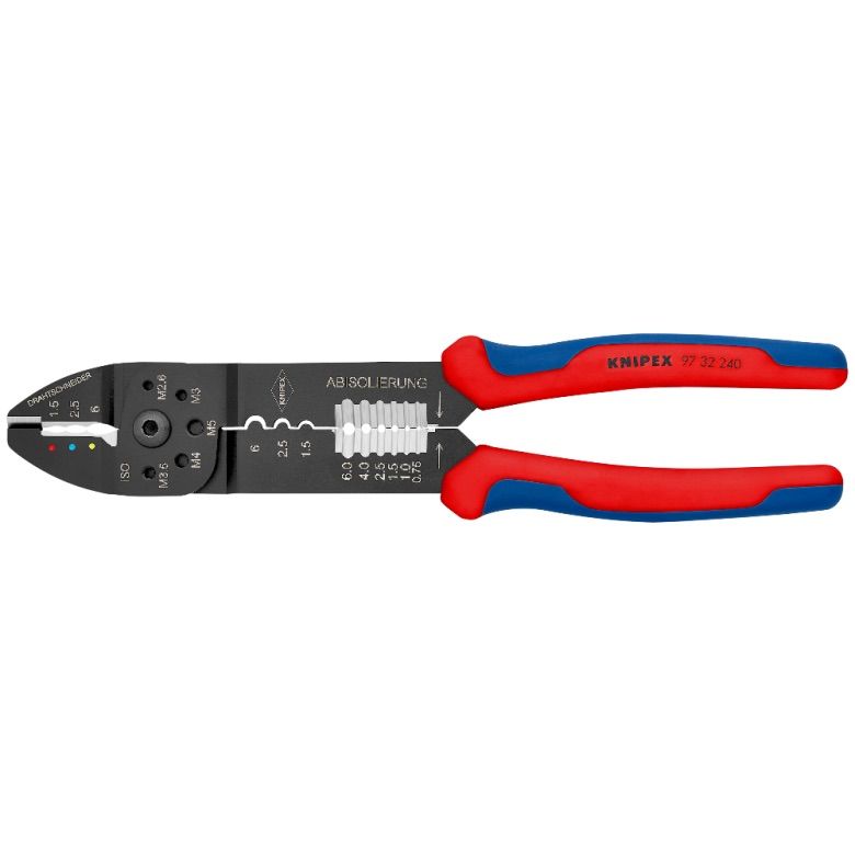 Uzgaļu presēšanas knaibles Knipex 9732240; 240 mm