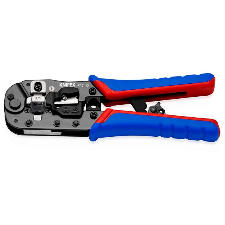 Uzgaļu presēšanas knaibles Knipex 975113; 190 mm