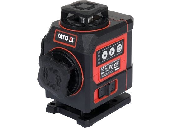 Krustveida lāzera nivelieris Yato YT-30419; 3,7 V; 1x4,0 Ah akum.
