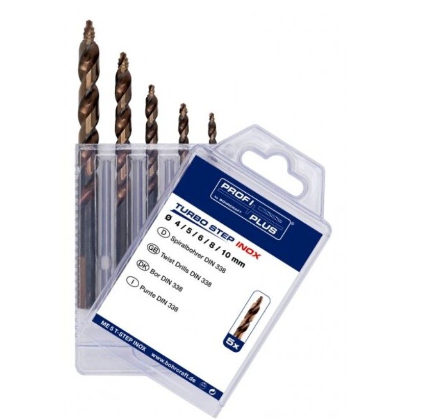 Urbju komplekts Bohrcraft BC12031330005; 4-10 mm; 5 gab.