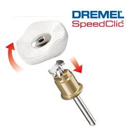 Pulēšanas disks SpeedClic no auduma Dremel 423S, 3,2 mm, 25,0 mm